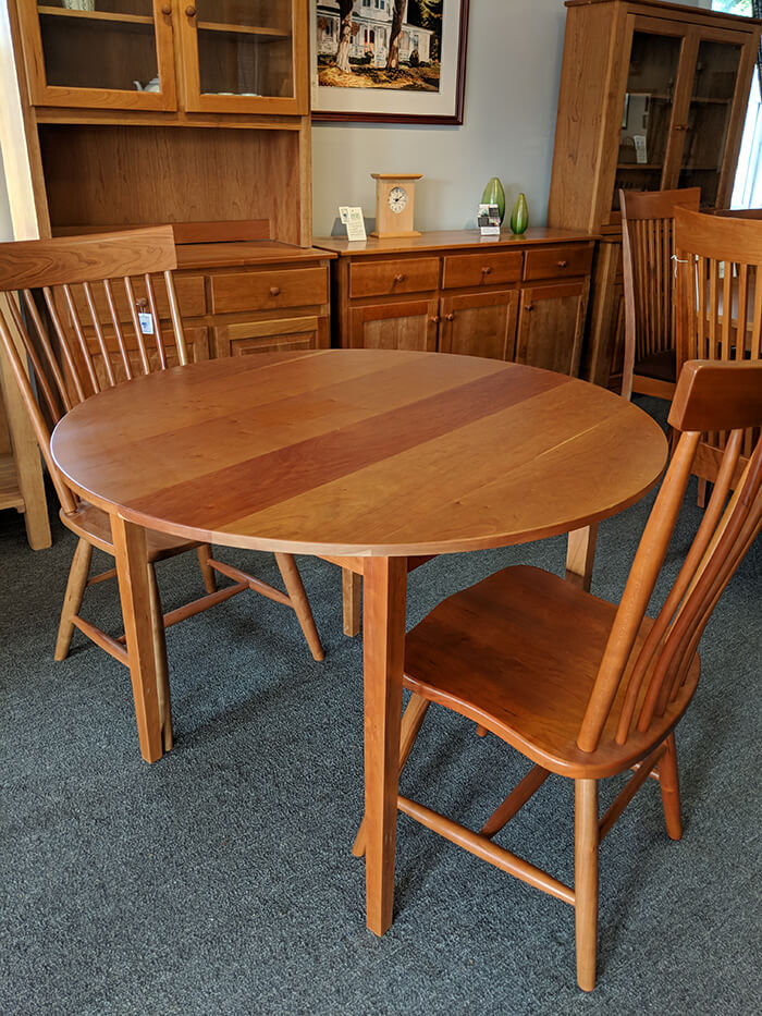 Shaker Furniture Of Maine CHERRY ROUND DINING TABLES   ME Cherry 42 