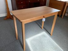 small cherry one drawer writing desk