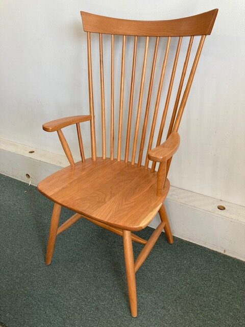 High back spindle chair hot sale