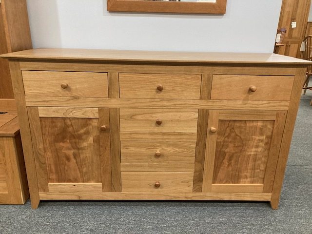 Cherry Buffet with Center Drawers
