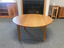 36 INCH ROUND CHERRY COFFEE TABLE