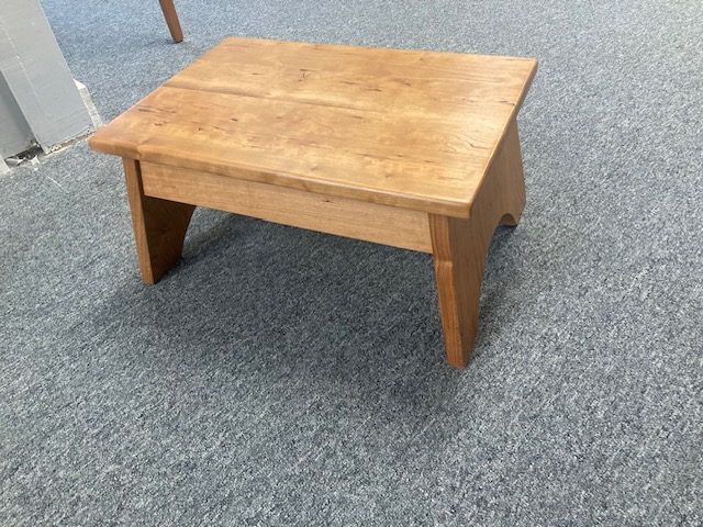 Cherry one step stool