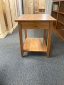 Cherry Multi Purpose table with shelf and drawer